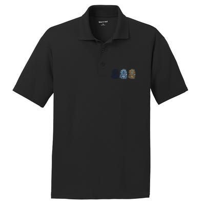 Scuba Diver Vintage PosiCharge RacerMesh Polo