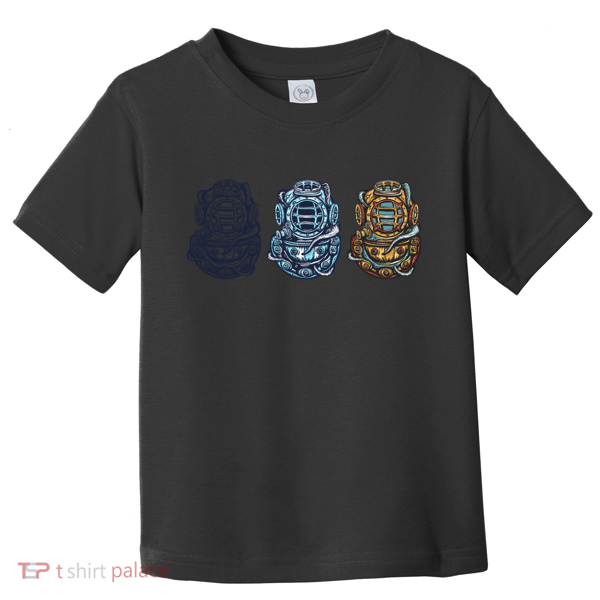 Scuba Diver Vintage Toddler T-Shirt