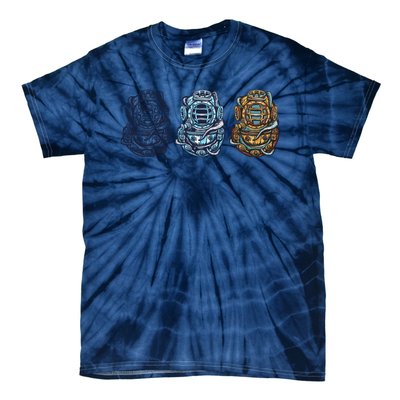 Scuba Diver Vintage Tie-Dye T-Shirt