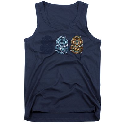 Scuba Diver Vintage Tank Top