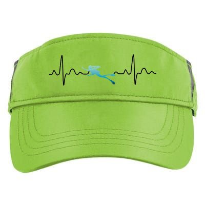 Scuba Diving Heartbeat Pulse Adult Drive Performance Visor