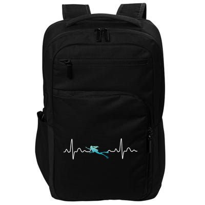 Scuba Diving Heartbeat Pulse Impact Tech Backpack