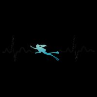 Scuba Diving Heartbeat Pulse Mug