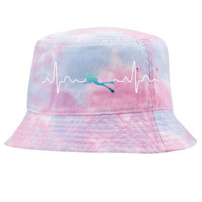 Scuba Diving Heartbeat Pulse Tie-Dyed Bucket Hat