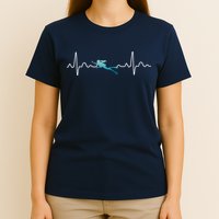 Scuba Diving Heartbeat Pulse T-Shirt