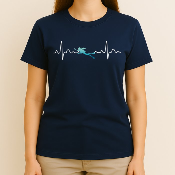 Scuba Diving Heartbeat Pulse T-Shirt
