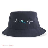 Scuba Diving Heartbeat Pulse Sustainable Bucket Hat