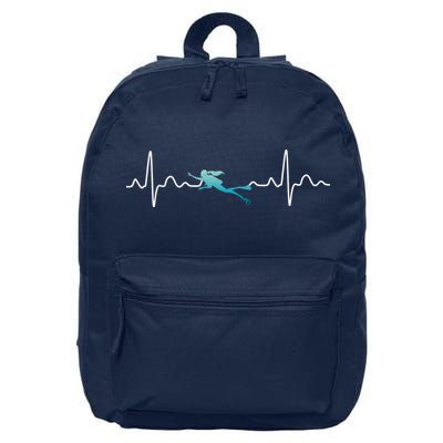 Scuba Diving Heartbeat Pulse 16 in Basic Backpack