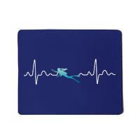 Scuba Diving Heartbeat Pulse Mousepad