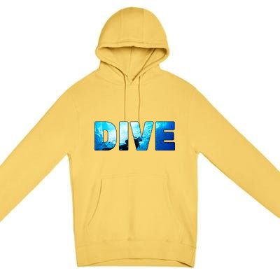 Scuba Diving Ocean Premium Pullover Hoodie