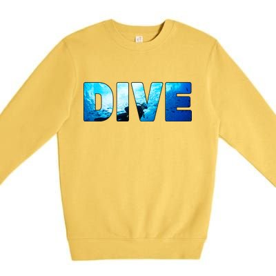 Scuba Diving Ocean Premium Crewneck Sweatshirt