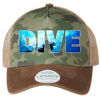 Scuba Diving Ocean Legacy Tie Dye Trucker Hat