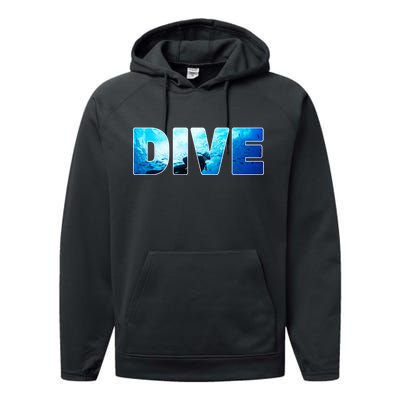 Scuba Diving Ocean Performance Fleece Hoodie