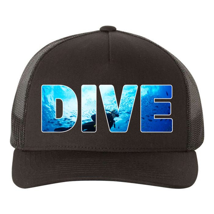 Scuba Diving Ocean Yupoong Adult 5-Panel Trucker Hat