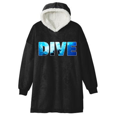 Scuba Diving Ocean Hooded Wearable Blanket