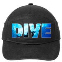 Scuba Diving Ocean 7-Panel Snapback Hat