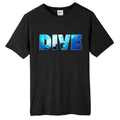 Scuba Diving Ocean Tall Fusion ChromaSoft Performance T-Shirt