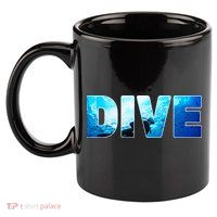 Scuba Diving Ocean 11oz C Handle Ceramic Mug