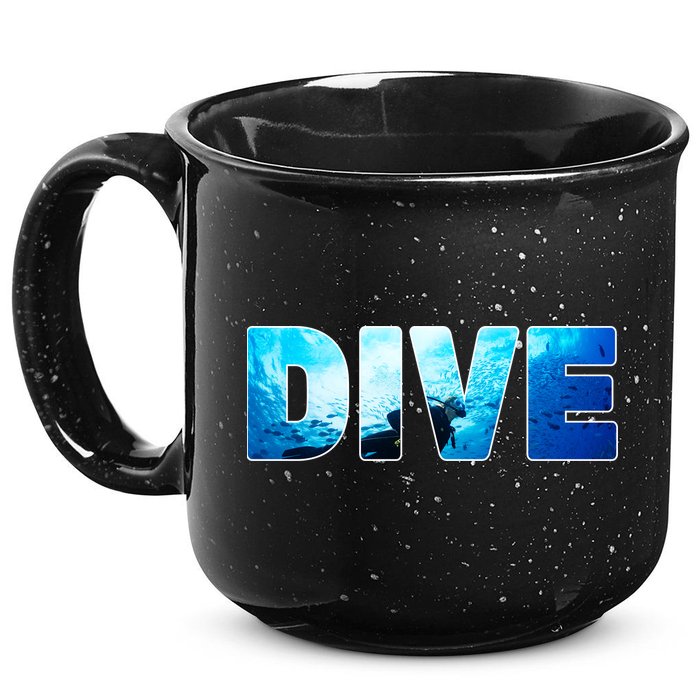 Scuba Diving Ocean 15oz Campfire Ceramic Mug