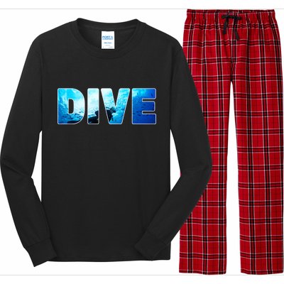 Scuba Diving Ocean Long Sleeve Pajama Set