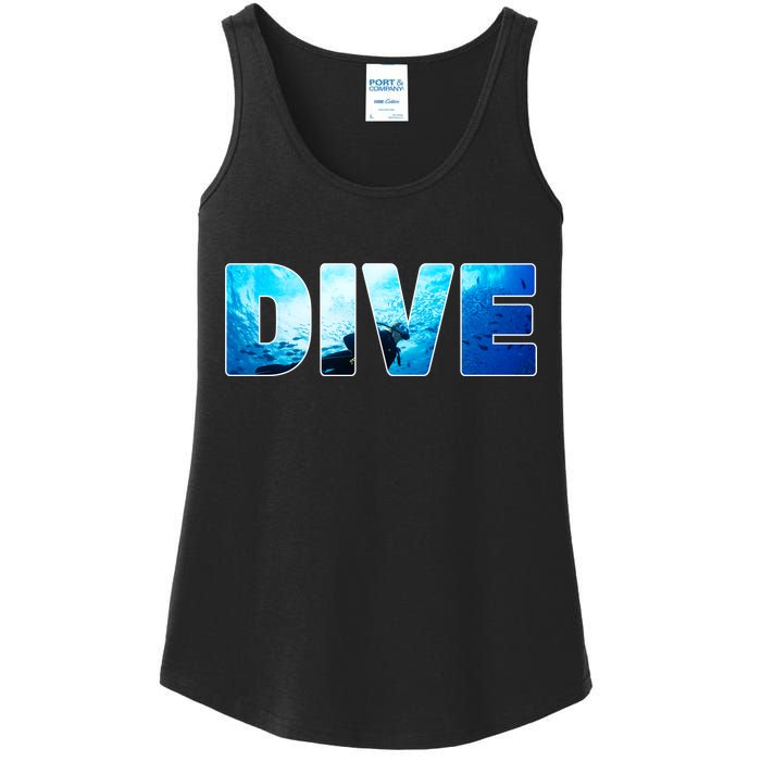 Scuba Diving Ocean Ladies Essential Tank