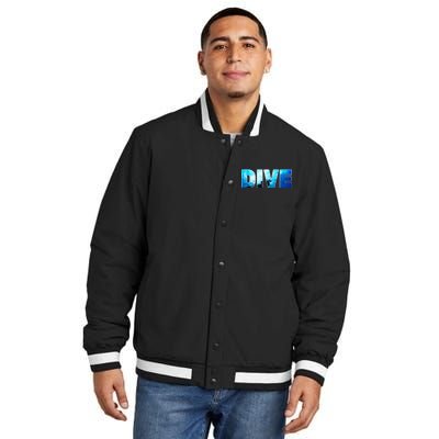 Scuba Diving Ocean Insulated Varsity Jacket