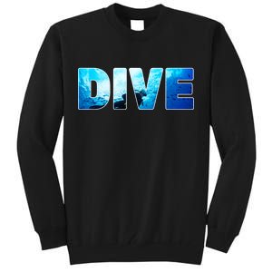 Scuba Diving Ocean Tall Sweatshirt