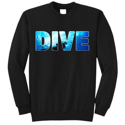 Scuba Diving Ocean Tall Sweatshirt