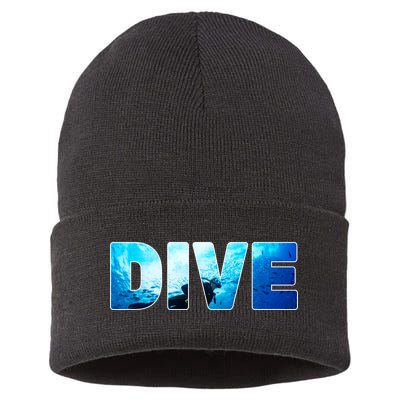 Scuba Diving Ocean Sustainable Knit Beanie