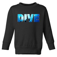 Scuba Diving Ocean Toddler Sweatshirt