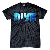 Scuba Diving Ocean Tie-Dye T-Shirt