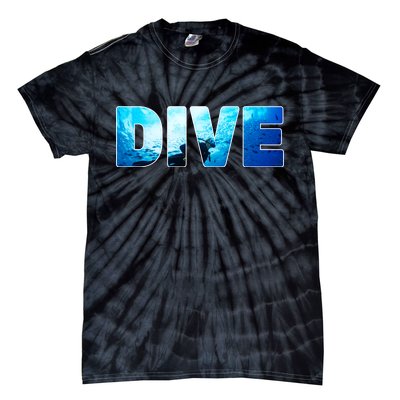 Scuba Diving Ocean Tie-Dye T-Shirt