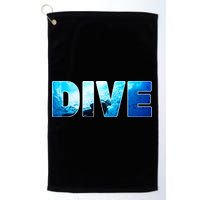 Scuba Diving Ocean Golf Towel