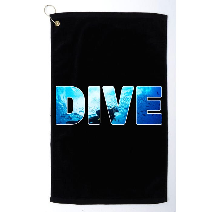 Scuba Diving Ocean Golf Towel