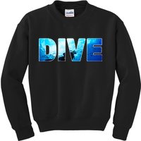 Scuba Diving Ocean Kids Sweatshirt