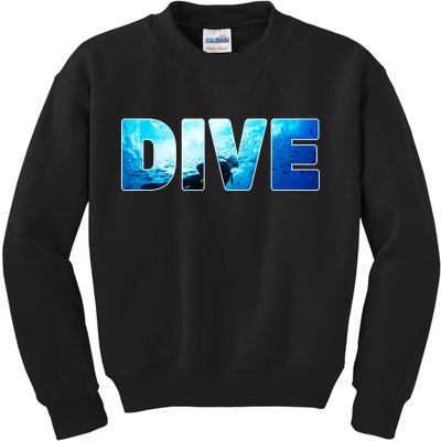 Scuba Diving Ocean Kids Sweatshirt