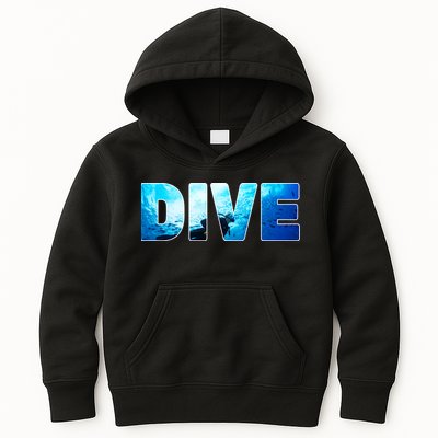 Scuba Diving Ocean Kids Hoodie