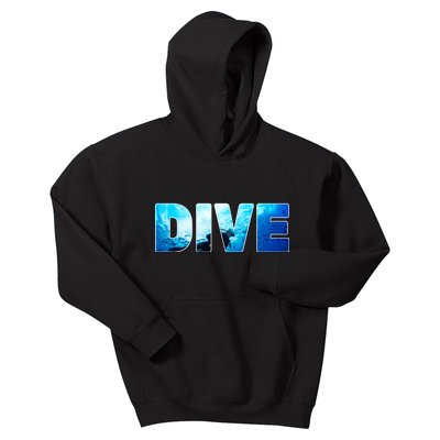 Scuba Diving Ocean Kids Hoodie