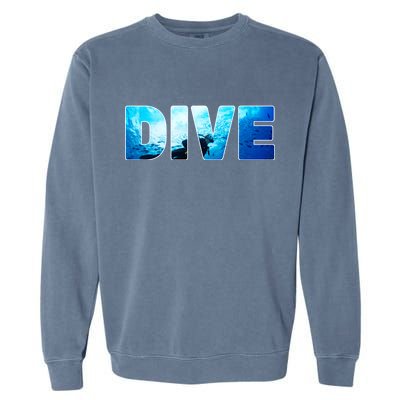 Scuba Diving Ocean Garment-Dyed Sweatshirt