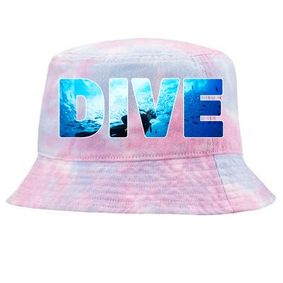 Scuba Diving Ocean Tie-Dyed Bucket Hat