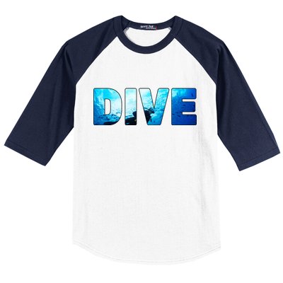 Scuba Diving Ocean Baseball Sleeve Shirt