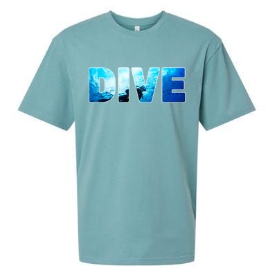 Scuba Diving Ocean Sueded Cloud Jersey T-Shirt