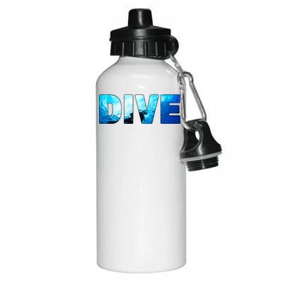 Scuba Diving Ocean Aluminum Water Bottle 