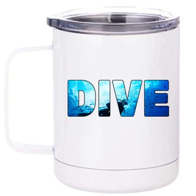 Scuba Diving Ocean 12 oz Stainless Steel Tumbler Cup