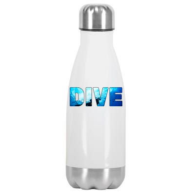 Scuba Diving Ocean Stainless Steel Insulated Water Bottle