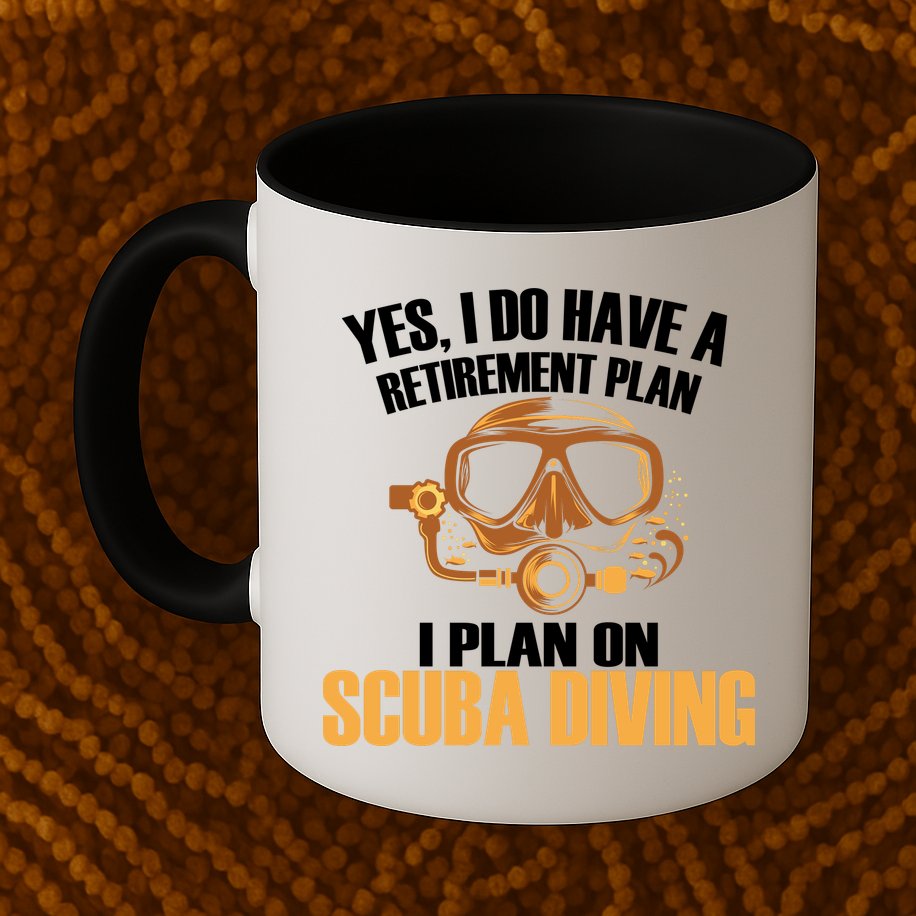 Scuba Diving Retirement Plan Mug