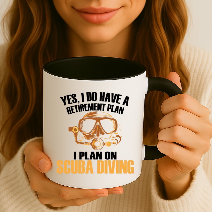 Scuba Diving Retirement Plan Mug