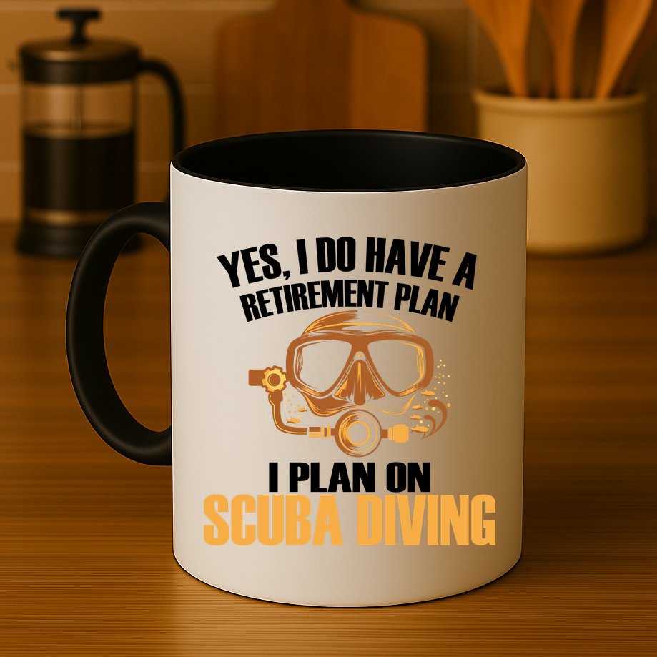 Scuba Diving Retirement Plan Mug