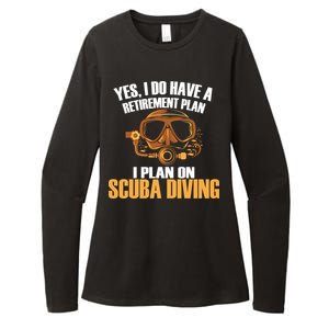 Scuba Diving Retirement Plan Womens CVC Long Sleeve Shirt