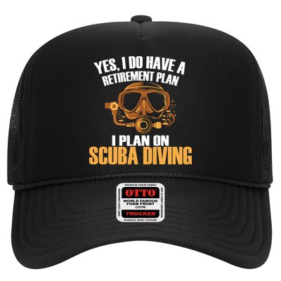 Scuba Diving Retirement Plan Trucker Hat